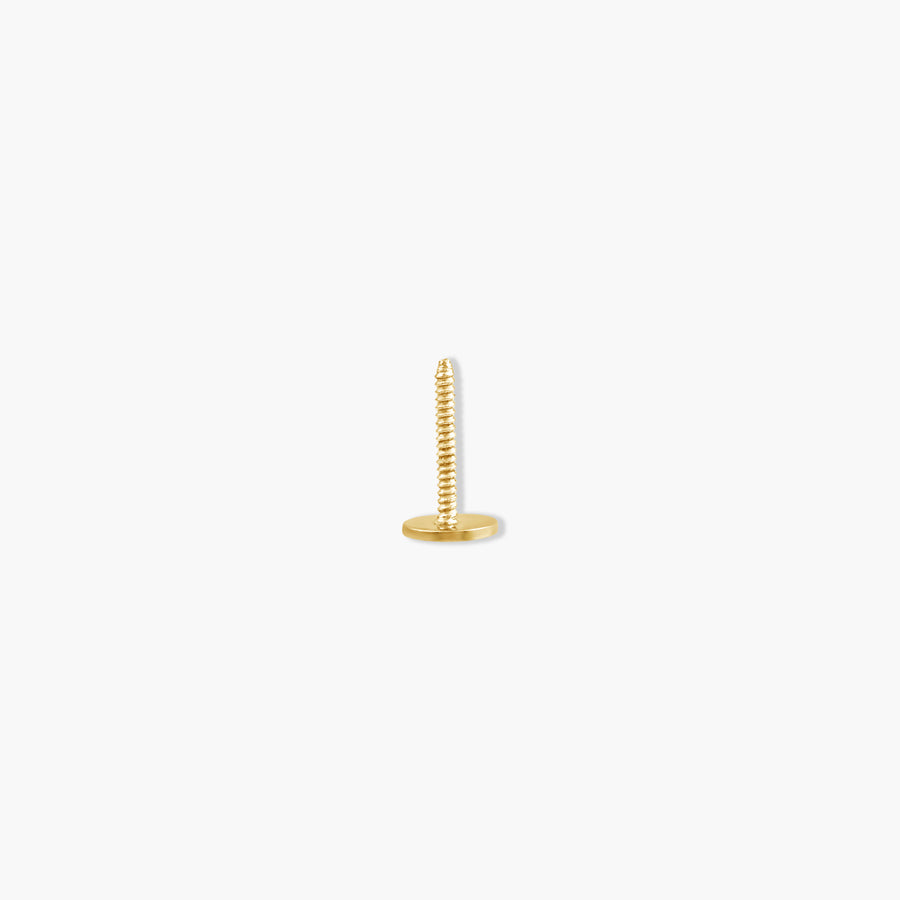 Star Stud (single) - Solid 9K Gold - UNPLATED