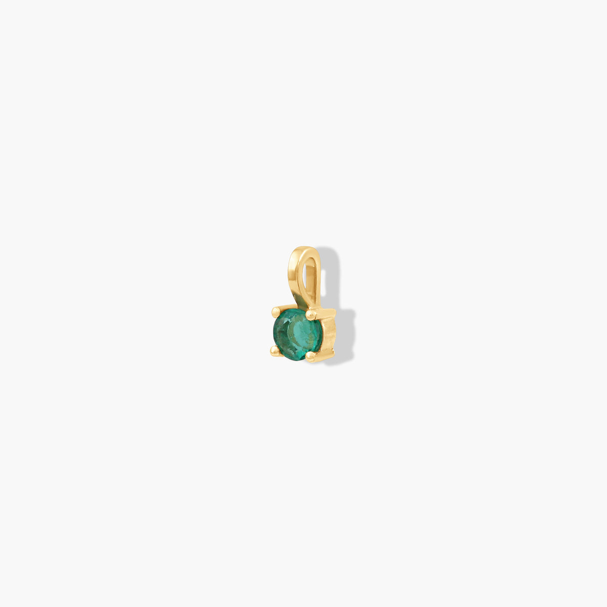 Baby Birthstone Round Pendant