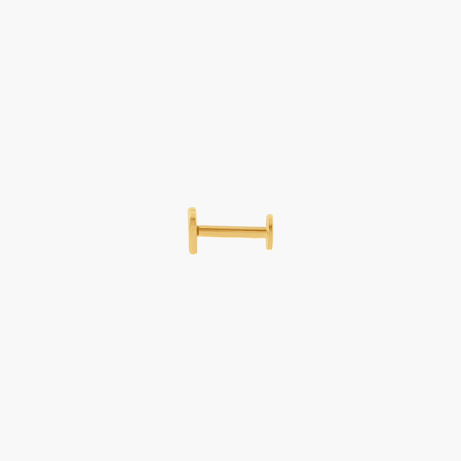 The Cordiform (single) - Solid 9K Gold - UNPLATED