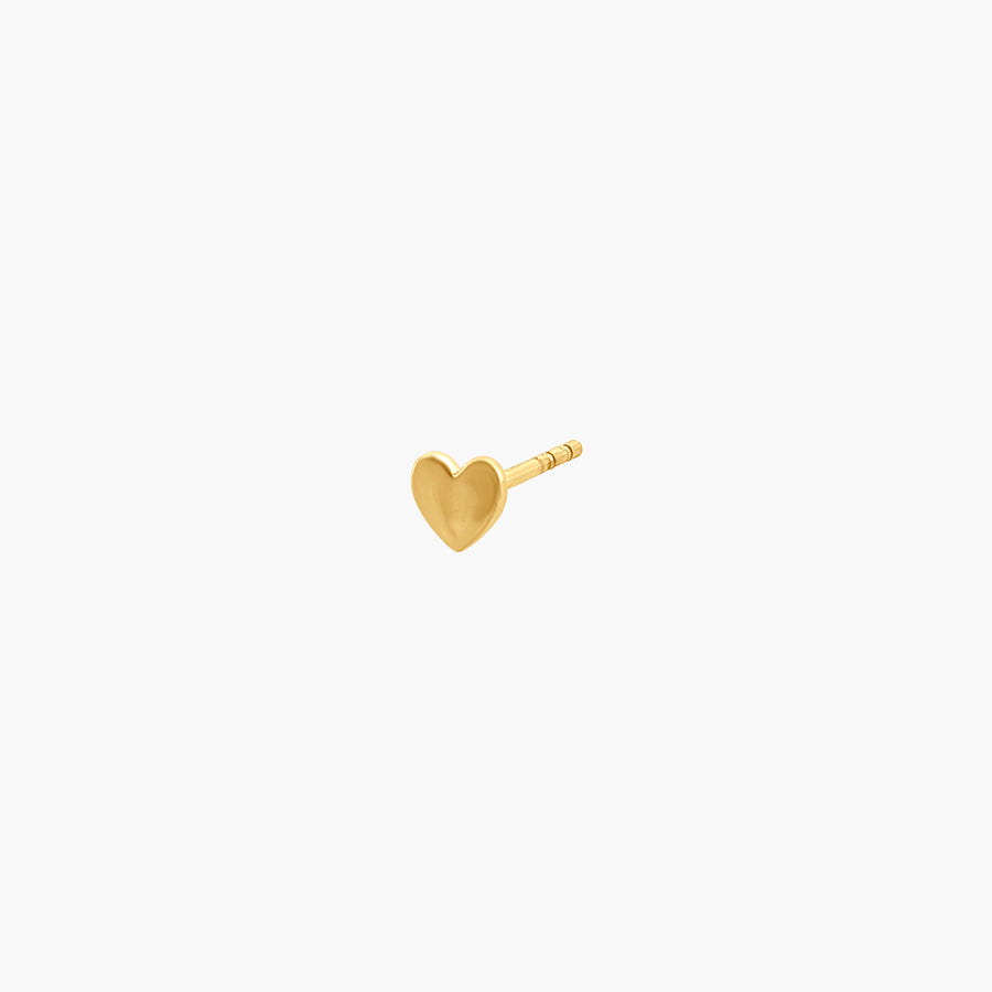 The Cordiform (single) - Solid 9K Gold - UNPLATED