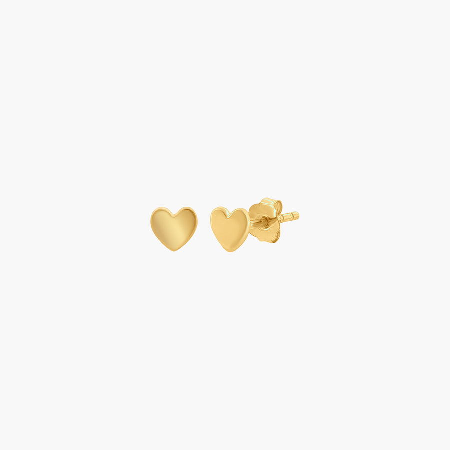 The Cordiform (single) - Solid 9K Gold - UNPLATED