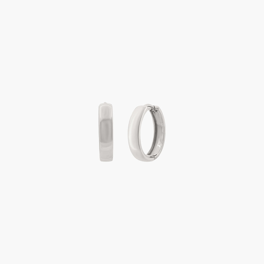 Midi Bold Huggie (single) - Solid 9K Gold - UNPLATED