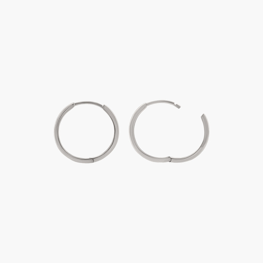 Maxi Hoop Earring (single) - Solid 9K Gold - UNPLATED