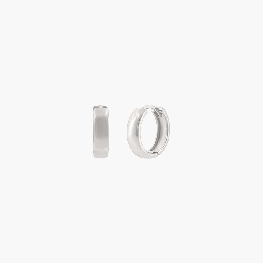 Mini Bold Huggie (single) - Solid 9K Gold - UNPLATED