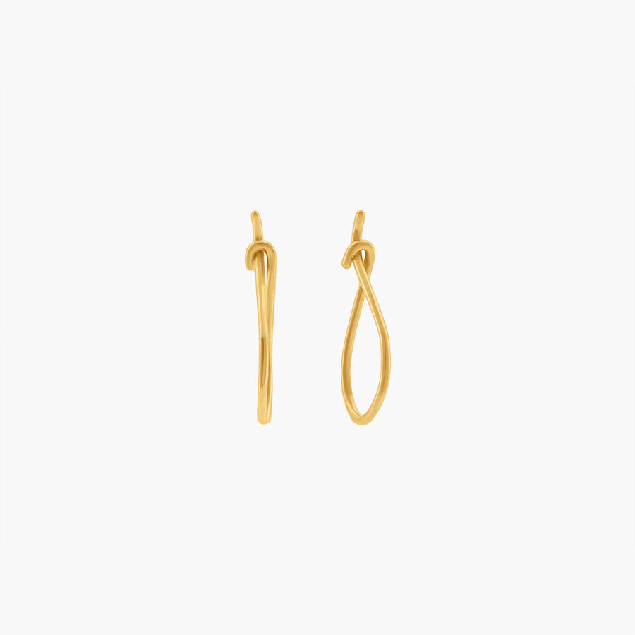 Twisted Threader - Solid 9K Gold - UNPLATED