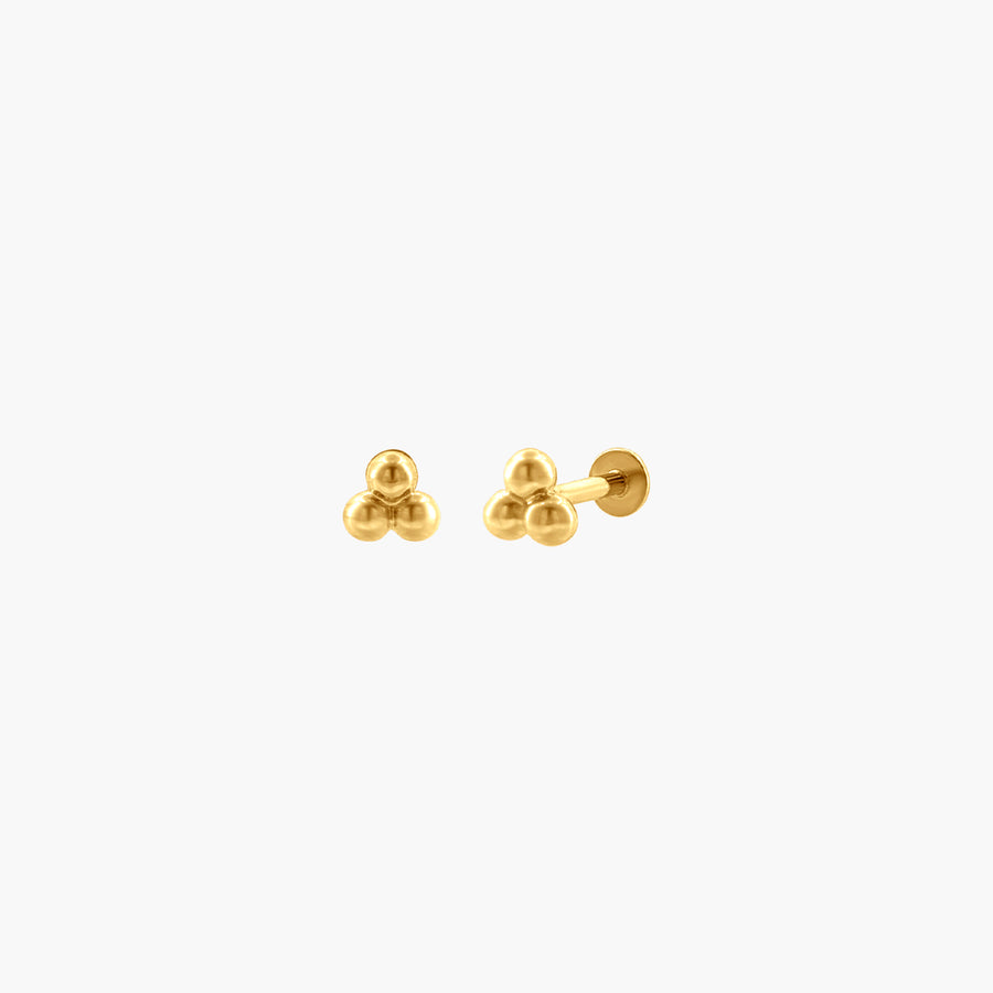 The Tri-Speroid - Solid 9K Gold - UNPLATED