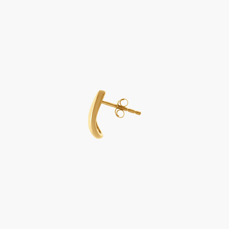 Swell Earrings - Solid 9K Gold - UNPLATED