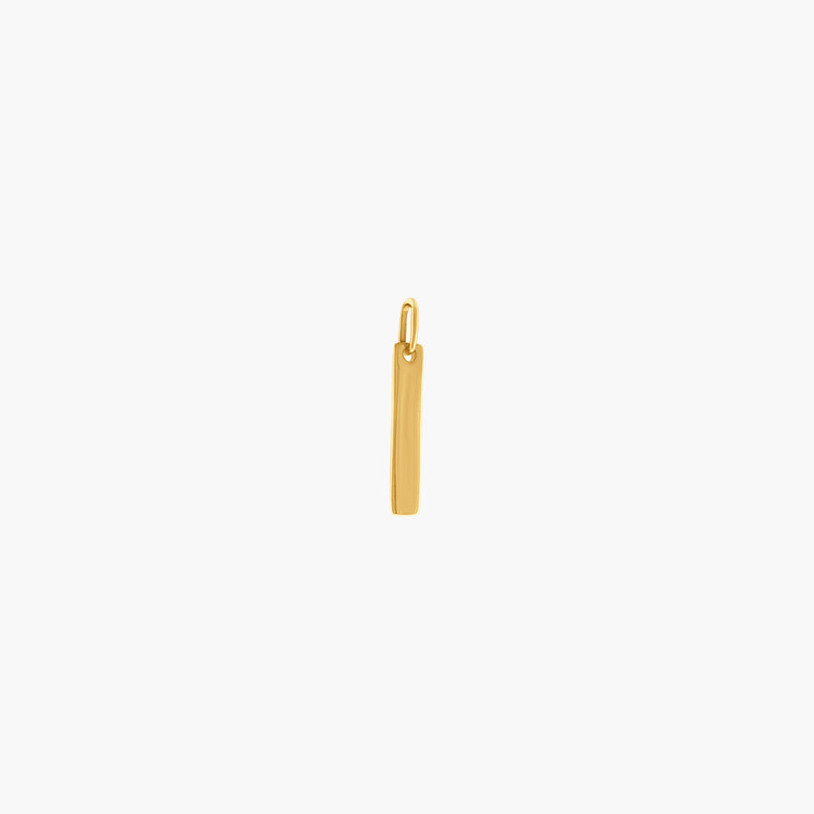 Engrave Tag - Solid 9K Gold - UNPLATED