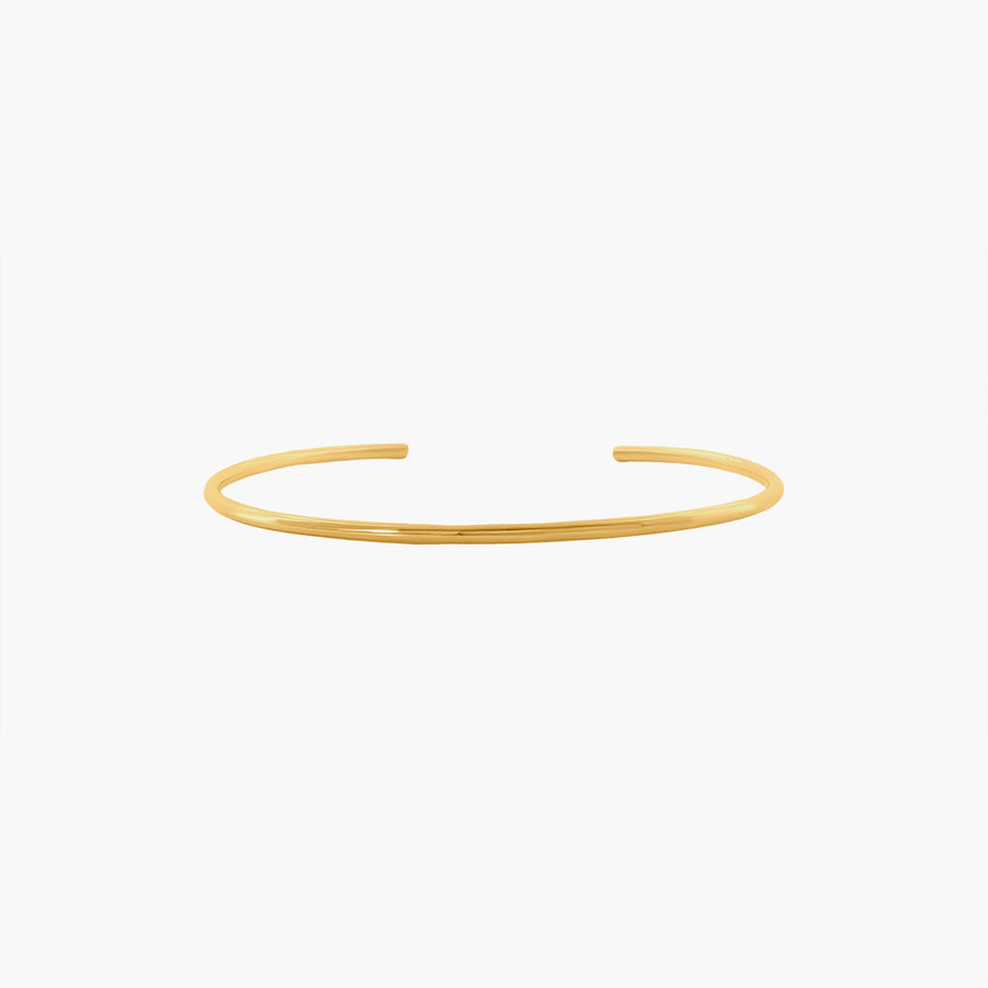 The Cuff Bracelet - Solid 9K Gold - UNPLATED
