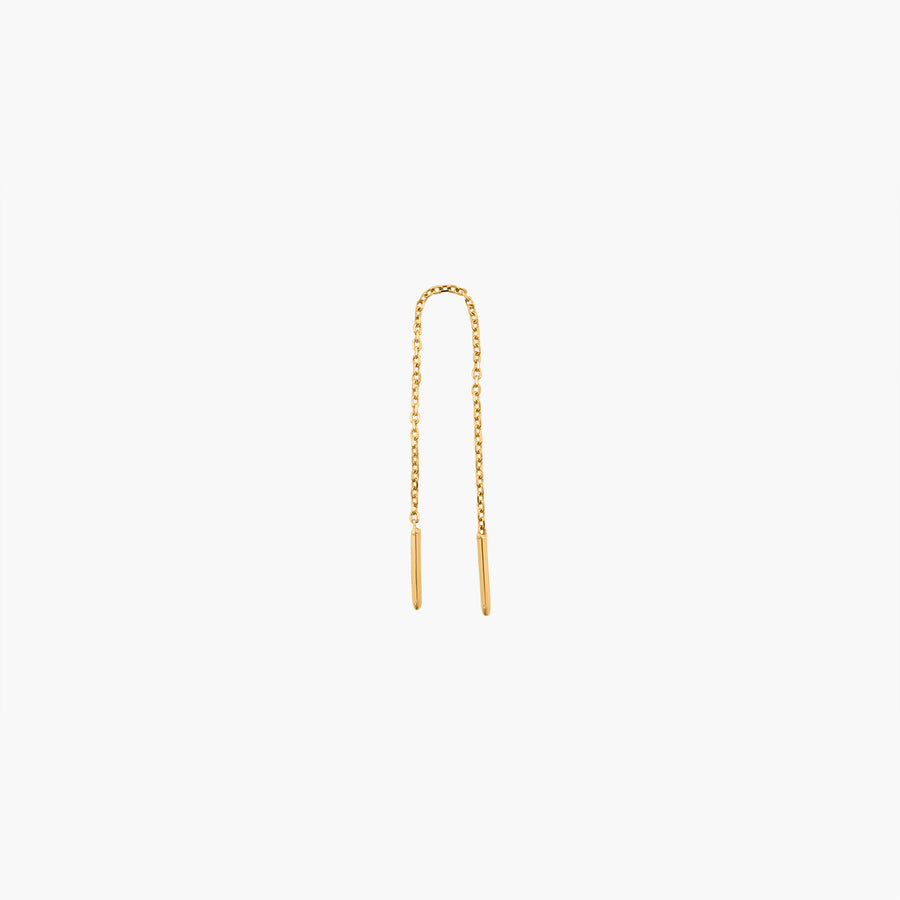 Thread the Needle (single) - Solid 9K Gold - UNPLATED