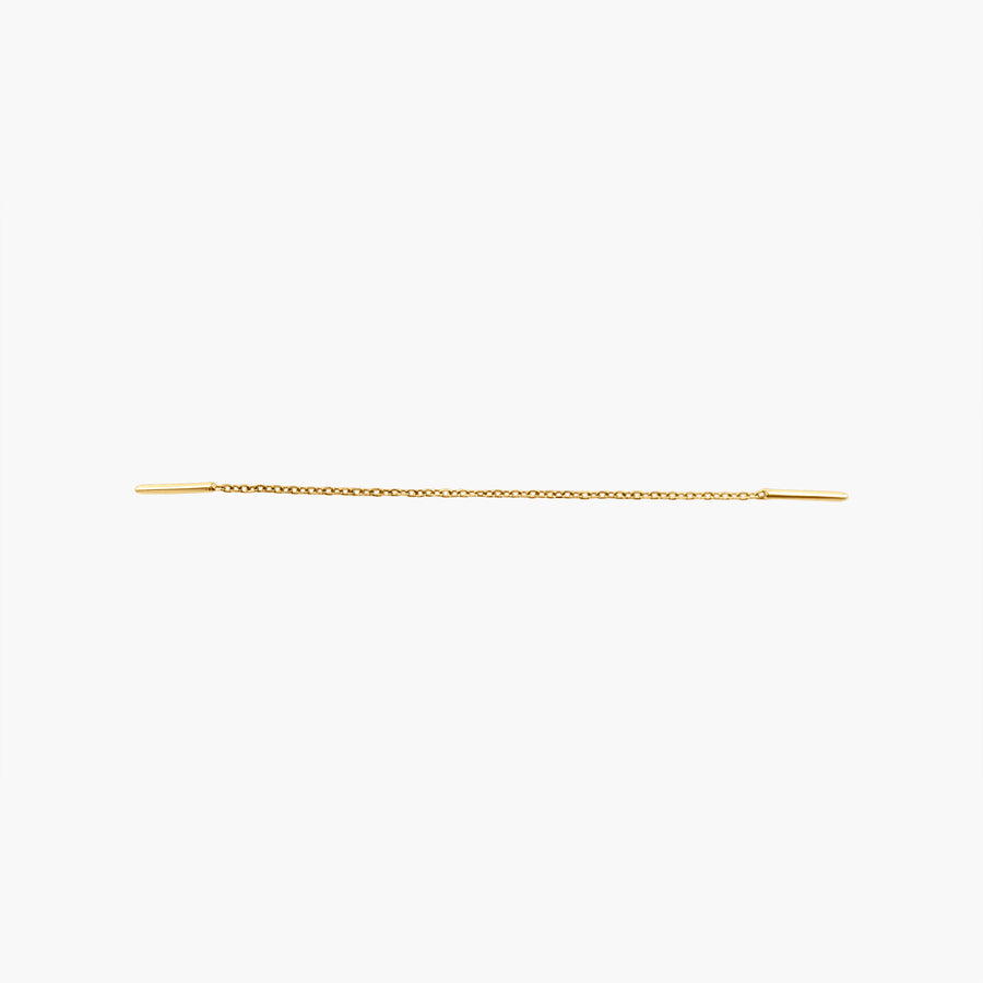 Thread the Needle (single) - Solid 9K Gold - UNPLATED